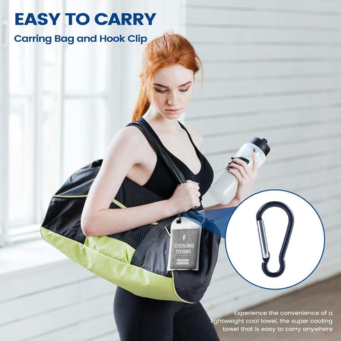 Cooling Towels (40"x12"), Breathable Gym Towels Cooling Towels for Neck and Face, Men & Women Workout Towel for Hot Weather, Sweat Towel for Gym Y...