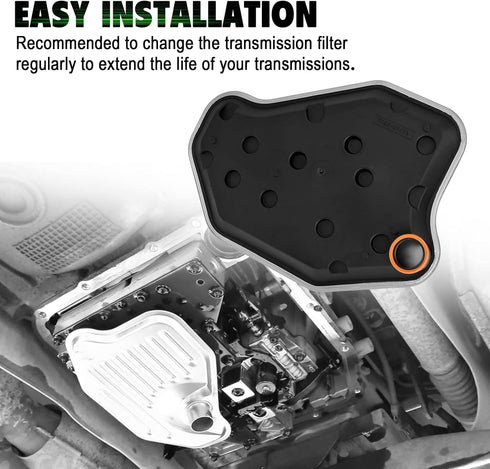 Automatic Transmission Filter with Gasket Kit by Ortopia FT105 58955 Compatible with 1996-2010 F-150,1997-2006 Expedition,1997-2001 Explorer,1996-...