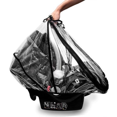 Car Seat Rain Cover,Food Grade EVA,Universal Car Seat Rain,Waterproof, Windproof Protection,Protect from Dust Snow,Rain Cover Features Quick-Acces...