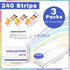 pH Test Strips with Test Pipette Droppers and 1 Storage Case Full Range 1-14 Universal pH Test Litmus Paper pH Strips Water pH Tester pH Paper Tes...