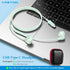 USB C Headphones for iPhone 15 Plus iPad 10th/Pro,USB Type C Earphones Stereo USB C Wired Earbuds with Mic Volume Control for Samsung S24 Ultra S2...