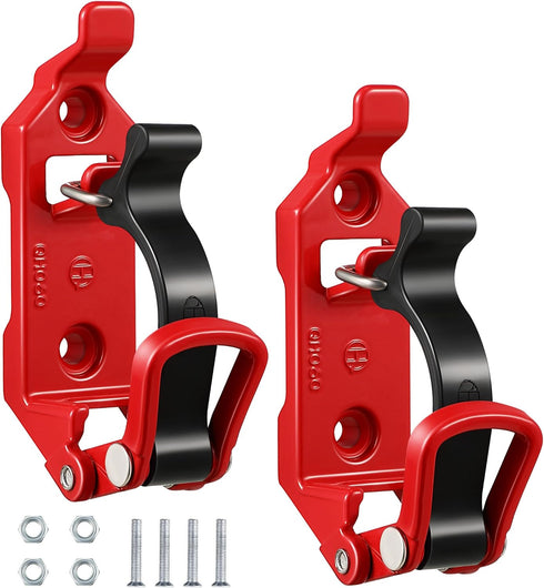 2 Pack Shovel Mount for Roof Rack, Quick Fist Clamp for Mounting Tools, Metal Rubber Clamp Mount for Truck, Car Accessories for Military Equipment...