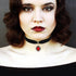 Halloween Black Velet Choker Necklace for Women, Vintage Royal Court Gothic Necklace, Vampire Red Rhinestone Choker, Halloween Costume Jewelry for...