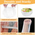 Plastic Bowl Covers, 200 PCS Food Covers, Bowl Covers for Bread Proofing, Plastic Covers for Bowls With Elastic, Reusable Fresh Keeping Bags...
