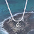 Boho Moon Star Anklet Bracelet Vintage Crystal Moon Ankle Bracelet CZ Tennis Chain Ankle Chain Bracelet Personalized Star Foot Chain Jewelry for W...