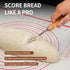 Baker's Essential Sourdough Baking Supplies Set, Lame Bread scoring tool, 12-Inch Serrated Cutting Knife for Homemade Bread or Cakes, Bread Making...
