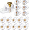 100PCS Glass Retainer Clips Kit, Glass Clip Glass Cabinet Clips with Screws for Fixing Glass Cabinet Doors,Suitable for 4-5mm Glass (Transparent w...