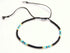 Anklet for Women, Unique Beaded Thin Anklet, Black Gold Colorful Boho Hippie Waterproof Beach Foot Jewelry, Native American Style, Handmade by Tri...