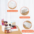 LETURE Desk Organizer, Cosmetic Makeup Vanity Organizer Box, Bathroom Counter Makeup Storage for Eyeshadows, Skin Care, Concealers, Powders, Nail ...