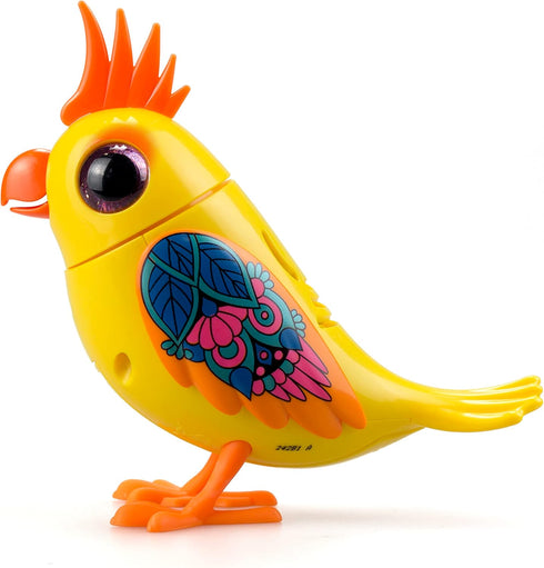 Digibirds- Interactive Cockatoo, Yellow Small...