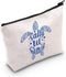 G2TUP Sea Turtle Cosmetic Bag Salty Lil’ Beach Turtle Makeup Bag Turtle Lover Gift Beach Life Gift Beach Lover Travel Pouch with Zipper (Salty Lil...