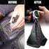 Universal Car Shift Knob dust Cover Black PU Leather Manual/Auto Shifter Shift Boots Cover (Black PU/Red Stitching)...