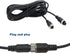(17FT / 5m Backup Camera Cable, 4-pin Aviation Video Extension Cable, Car Video Extension Cable Backup Camera Extension Cable,AV Extension Cable C...