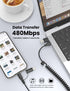 Coiled USB C Cable, 3FT, USB C and Lightning Cable 2 in 1 iPhone 15 Car Charger Cord, 60W Fast Charging Cable for iPhone 15/15 Pro/15 Pro Max, Sam...