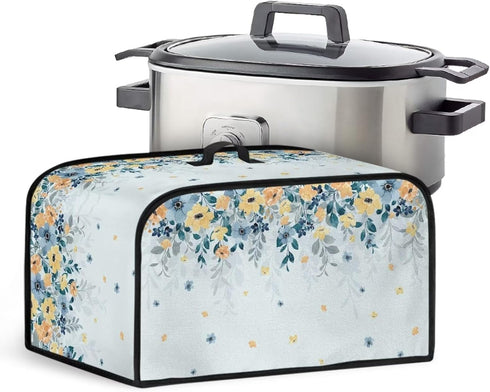 Petals Cover for Slow Cooker Stain Asistant Air Fryer Cover Pressure Cooker Cover Washable Portable for Family Gathering Potlck Easy to Clean...