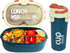2 Pack Set Bento Box (29oz?and Water Bottle?16oz?for Kids/Adult, Bento Lunch Box with 3 Compartments and Utensils, Leak-Proof, Microwave/Dishwashe...