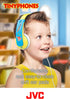 JVC Kids Headphones, Volume limiter, Kid Safe, Length Adjustable, Toddler Headphones, Fun Stickers Included - HAKD7Y (Yellow)...