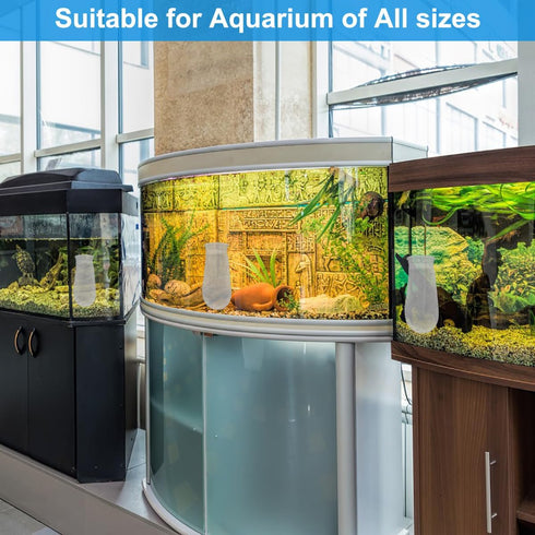 3Pcs 4 Inch Ring by 10 Inch Long Filter Socks 200 Micron, Aquarium Felt Socks, Aquarium Filter Bags for Freshwater Saltwater Aquariums Fish Tank, ...