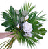 Artificial Areca Palm Leaves, 8 Pcs Faux Tropical Palm Tree Leaves Stems for Floral Arrangement, Hawaiian Luau, Jungle Beach Wedding Party Decor, ...