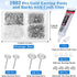 Jewelry Glue with Earring Posts,1002Pcs Stainless Steel Earring Posts with Butterfly and Rubber Earring Backs, Hypoallergenic Stud Earring Posts w...