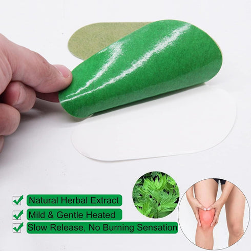 MQ 12 Count Knee Patches, Heat Patches for Knee, Knee Relief Patches, Warming Herbal Patches Long-Lasting Relief for Knee, Back, Neck, Shoulder, W...