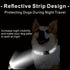Durable Reflective Nylon Dog Collar with Adjustable Safety Buckle, Suitable for Small, Medium, Large Dogs,Blue, M...