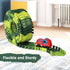 Track Set Toy 48PCS Christmas Birthday Gifts for 3 4 5 6 Year Old Kids Boys Girls Accessories Compatible with Race Track Building Kits...