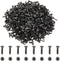 PH PandaHall 1000pcs Mini Brads Fasteners Black Metal Paper Fasteners Iron Scrapbooking Brads Pastel Brads for Paper Crafts School Project Decorat...