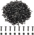 PH PandaHall 1000pcs Mini Brads Fasteners Black Metal Paper Fasteners Iron Scrapbooking Brads Pastel Brads for Paper Crafts School Project Decorat...