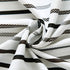 jinchan Multi Grey and White Shower Curtain Ombre Fabric Shower Curtains for Bathroom Modern Striped Shower Curtain Waterproof in Bath 70x72 inche...