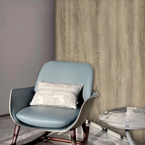 Abyssaly 17.7” X 118” Wood Grain Contact Paper, Light Brwon Wood Peel and Stick Wallpaper, Self Adhesive Natural Wood Wallpaper for Home Decoratio...