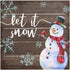 Sincere Surroundings Let It Snow 8 x 8...