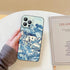 Compatible with iPhone 14 Pro Max Case, Van Gogh Abstract Blue Lines Impression Landscape Phone Case, Aesthetic Vintage Phone Cover...