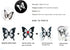 Butterfly Wall Stickers Decal, 36 PCS 3D Black and White Butterfly Stickers with Adhesive,Qyeaber Crystal Butterflies, Removable Art Mural for Bab...