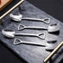 Dessert Spoon Set, 6 Pcs 6" Shovel Shape Stainless Steel Spoons, Ice Cream Fruit Spoon for Home, Kitchen or Restaurant...