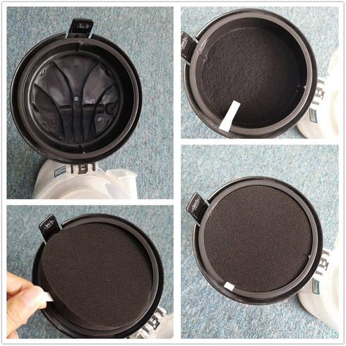 4 pack Vacuum Cleaner Filter Compatible With Bissell 2252 2486 2489 24899 27909 2254 1214 CleanView Rotary Vertical vacuum Cleaner Replacement Par...
