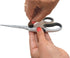 Westcott 8" Bent Titanium Bonded Non-Stick Craft Scissors with Adjustable Glide Feature (16374),White With Gray Accents...
