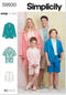 Simplicity Easy to Make Children's, Teens' and Adults' Oversized Button-Front Blazers Shorts Sewing Pattern Packet, Design Code S9930, Sizes XS - ...