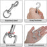 3 Inch Swivel Snap Hooks, 12Pcs Heavy Duty Pet Leash Hooks Swivel Eye Snap Clips for Dog Leash DIY Crafts Project...