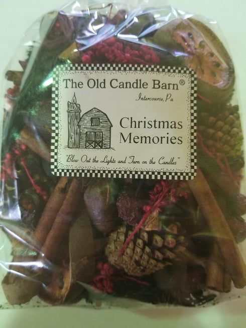 Christmas Memories Potpourri Large Bag - Perfect Fall, Winter Decoration or Bowl Filler - Beautiful Christmas Scent - Made in USA...