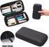 MILUSONG 9-in-1 Basic Portable Tools Kit Includes Scissors, Utility Knife, Craft Knife, Ruler, Tape Measure, Sewing Scissors, Tweezers toos Set fo...