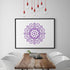 4 Pcs Extra Large Pattern Mandala Stencils Reusable Mandala Dot Painting Templates DIY Floral Spray Paint Stencil Drawing Craft Stencil for Wood W...