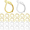 400pcs Leverback Earring Hooks Hypoallergenic Earring Hooks French Earring Hooks Leverback Earwire Findings French Ear Wire Lever Back Hoops for D...