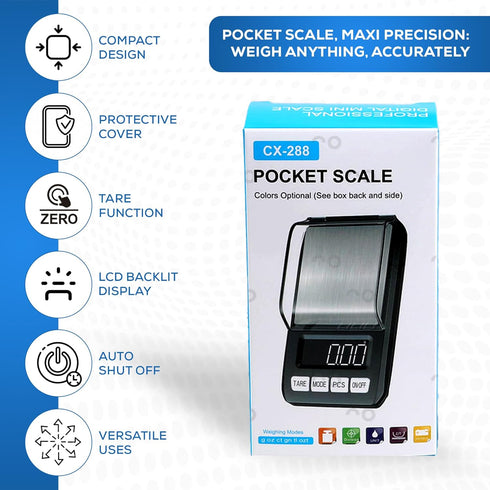 Mini Digital Scale 0.01X200g Accuracy Scale Food Scale Kitchen Scale for Coffee Medicine Weighing Scale Black Color, small...