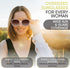 Yogo Vision Polarized Sunglasses for Women Square Classic Trendy Stylish Sun Glasses 100% UV Protection...