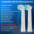 Replacement Toothbrush Heads for Oral B Braun, 4 Pack Brush Heads Refill for Oral-B 7000, Clean, Oral B Pro 1000, 9600, 500, 3000, 8000, Vitality ...