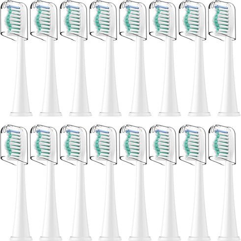 Toothbrush Heads for Philips Sonicare Replacement Brush Heads with Protective Cover Soft Dupont Bristles Electric Toothbrush Replacement Heads for...