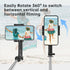 39" Selfie Stick Tripod with Remote, Cellphone Tripod Stand, 6 in 1 Wireless Bluetooth Portable Selfie Stick for iOS & Android Devices for iPhone,...