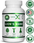Genex Formulas Lions Mane Supplement with 100% Lions Mane Extract - Nootropics Brain Support Supplement 1000mg/serving - (120 Capsules)...