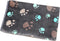 Pet Blanket Soft Fluffy Fleece Pet Mat Doggy Flannel Blanket Dog Cat Cute Paw Print Pet Blankets Grey Paw Medium(30''*20'')...